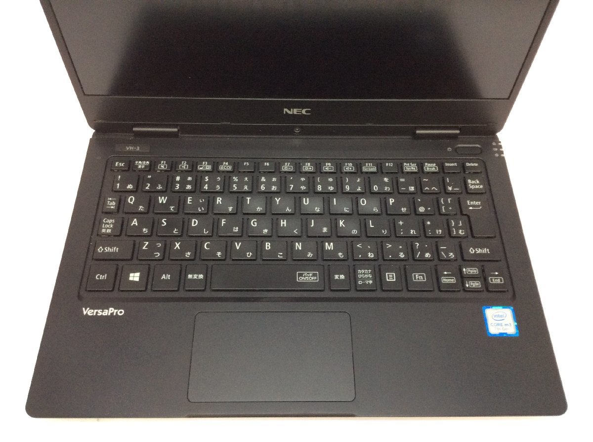 ジャンク/ NEC PC-VKA10HGG6QD3 Intel Core m3-7Y30 メモリ4.1GB SSD128.03GB 【G18695】_キーボードにテカリがあります