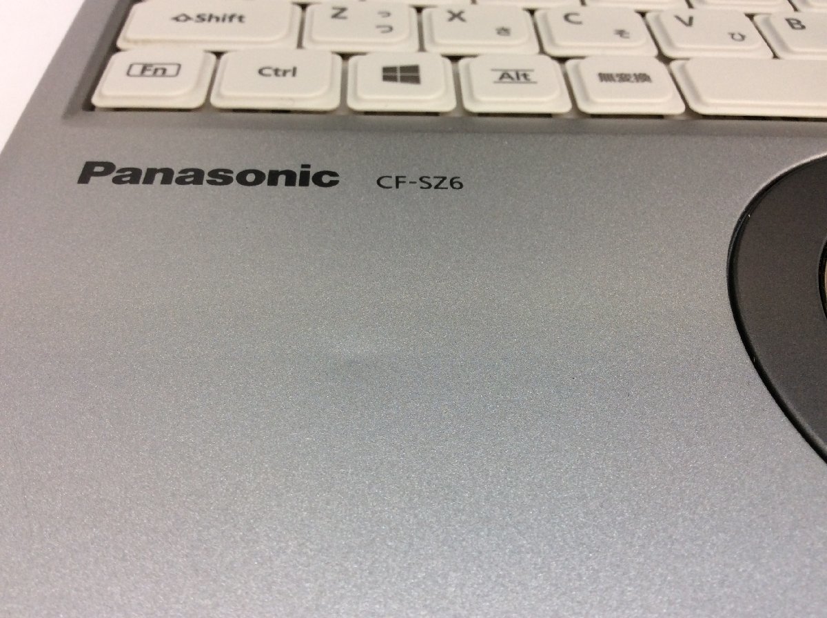 ジャンク/ Panasonic CF-SZ6RDQVS Intel Core i5-7300U メモリ8.19GB SSD256.06GB 【G19291】_パームレストに凹みがあります