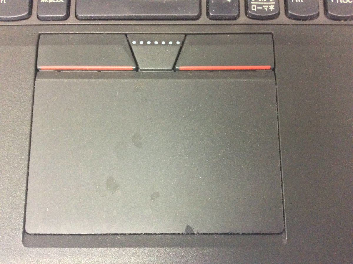 ジャンク/ LENOVO 20CLA1U2JP ThinkPad X250 Intel Core i3-5010U メモリ8.19GB HDD500.1GB 【G19531】_タッチパッドの塗装がはげています