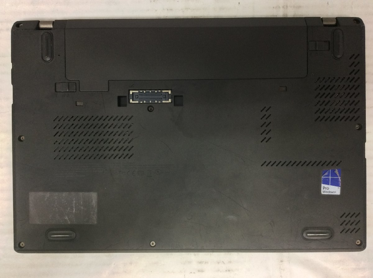 ジャンク/ LENOVO 20CLA1U2JP ThinkPad X250 Intel Core i3-5010U メモリ8.19GB HDD500.1GB 【G19522】_底面に傷があります
