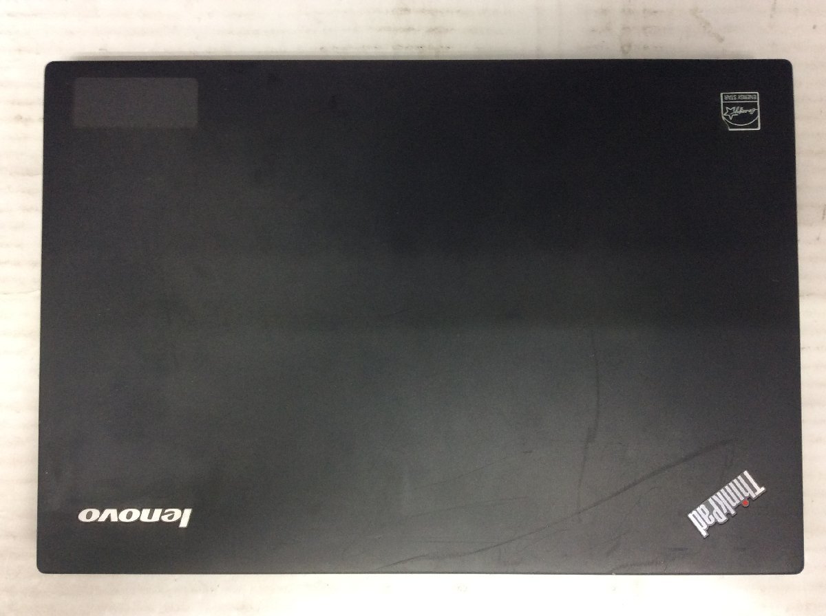 ジャンク/ LENOVO 20CLA1U2JP ThinkPad X250 Intel Core i3-5010U メモリ8.19GB HDD500.1GB 【G19522】_天板にステッカーの跡があります