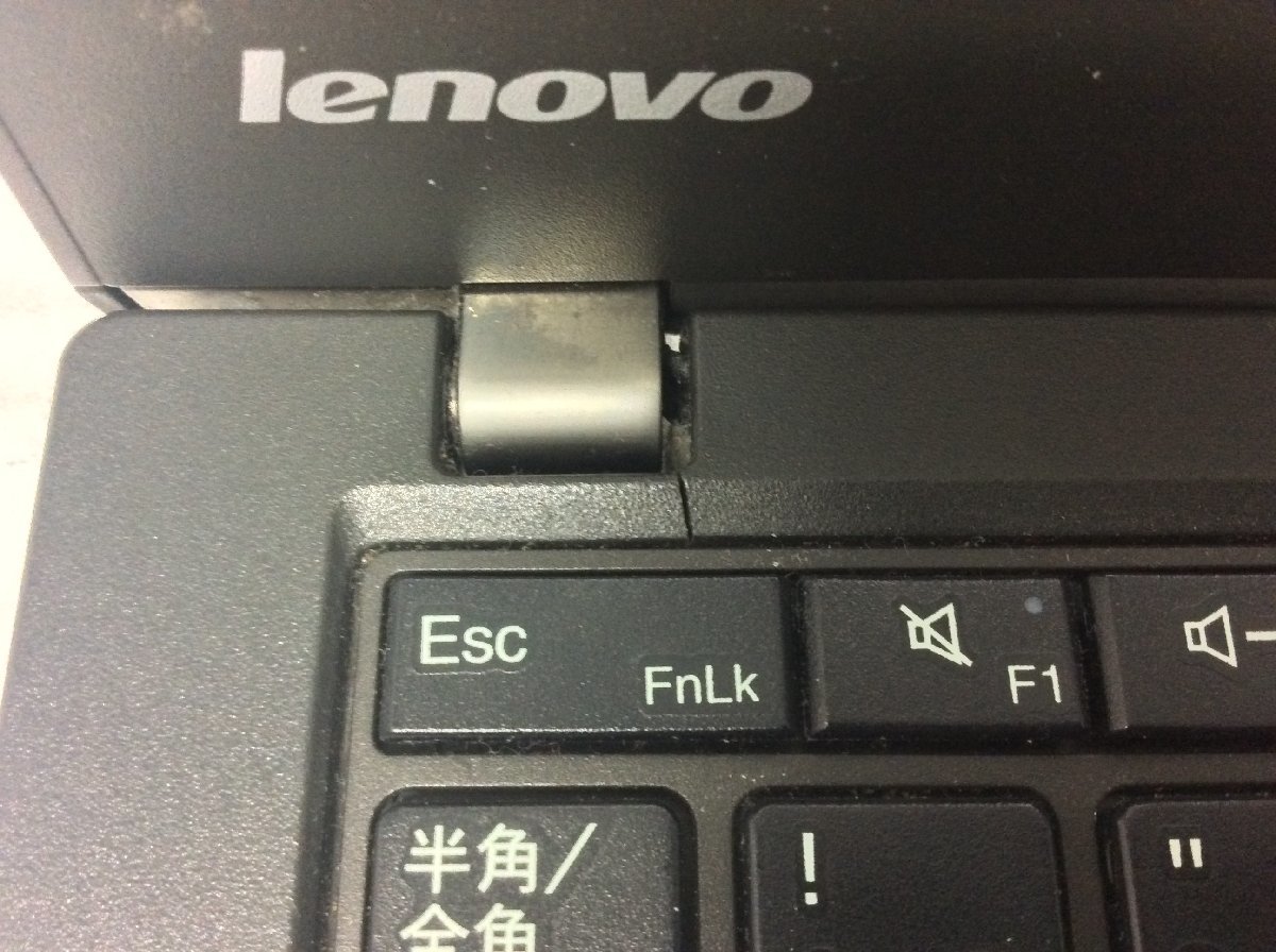 ジャンク/ LENOVO 20CLA1U2JP ThinkPad X250 Intel Core i3-5010U メモリ8.19GB HDD500.1GB 【G19526】_キーボードに割れている場所があります
