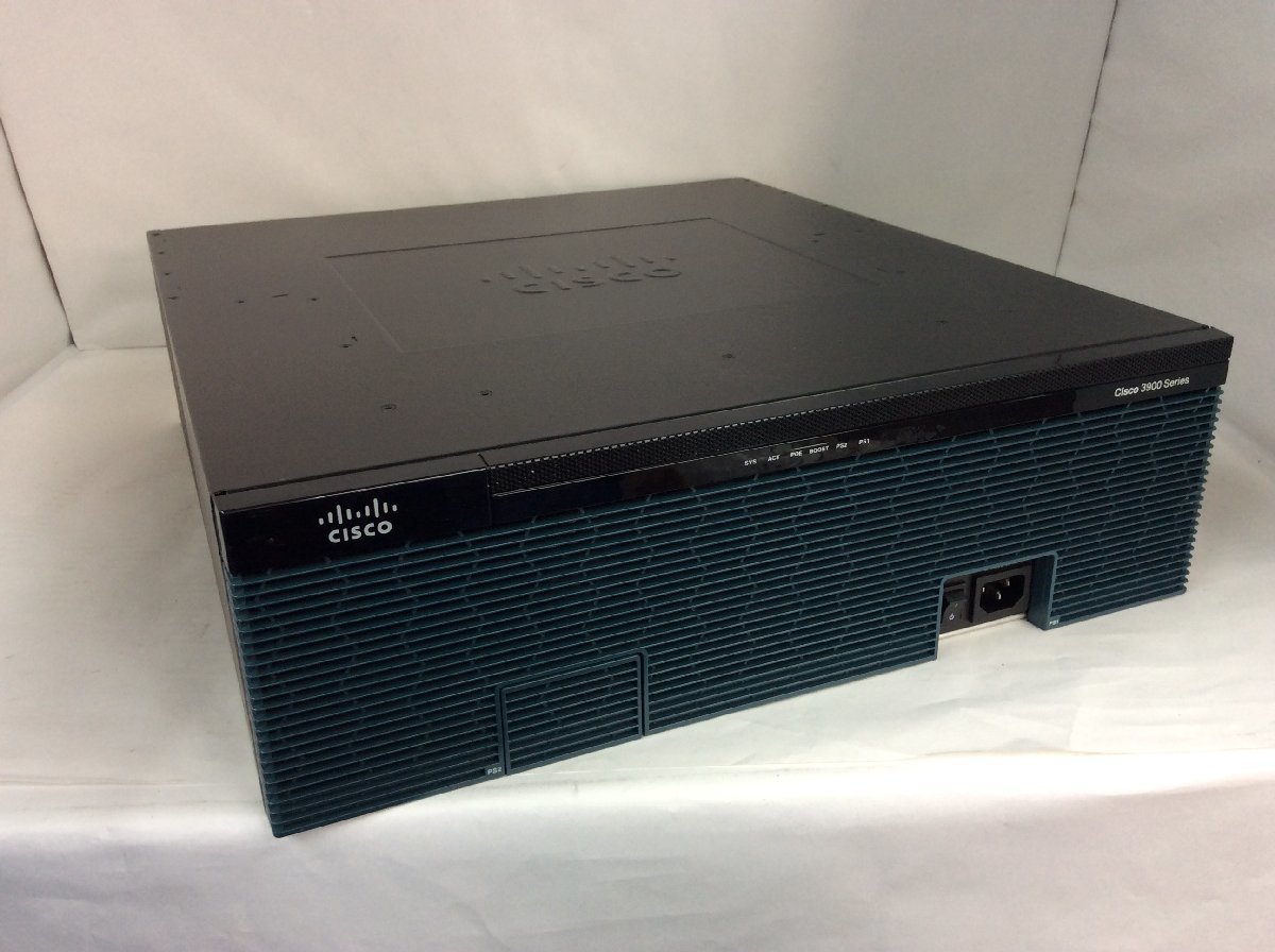 初期化済み CISCO/シスコ CISCO 3900シリーズ サービス統合型ルーター CISCO3925-CHASSIS 搭載OS Version 15.3(3)M6の画像1