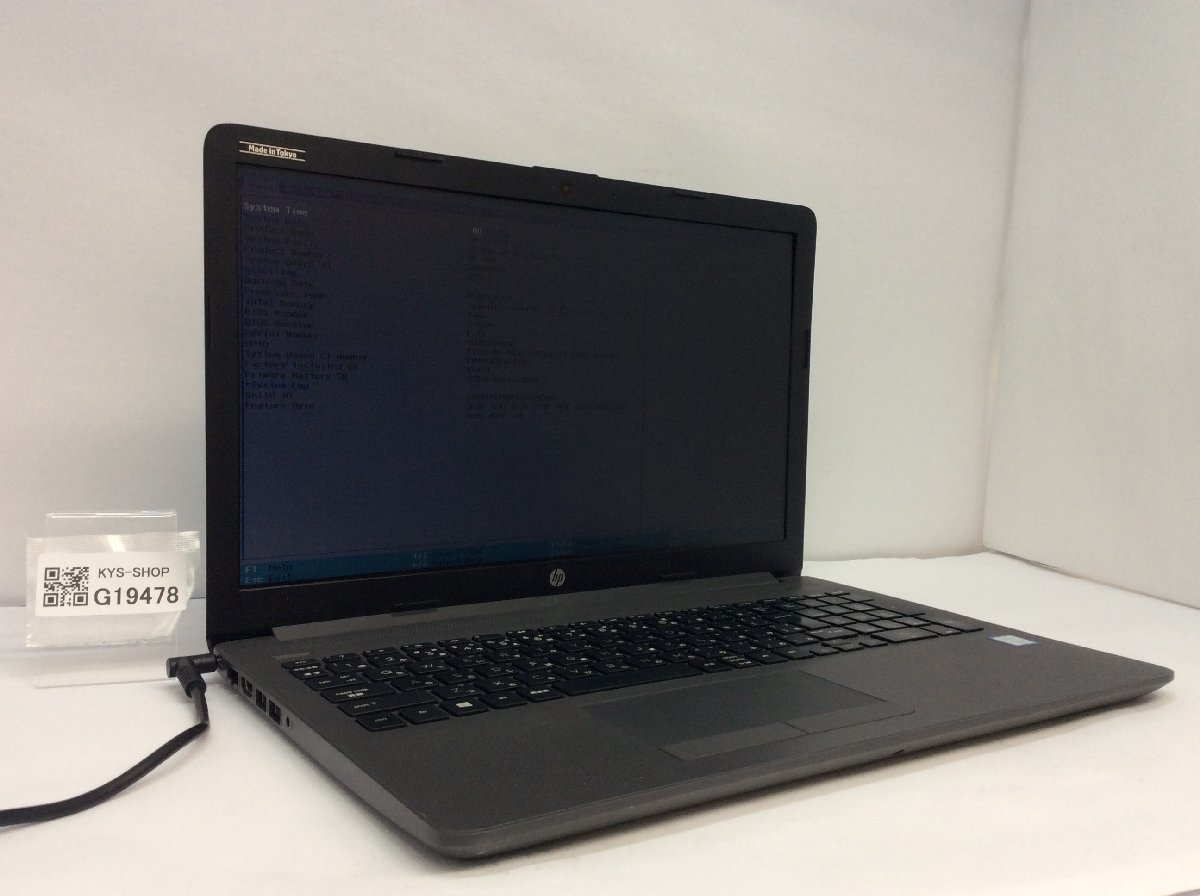 ジャンク/ HP HP 250 G7 Notebook PC Intel Core i5-8265U メモリ4.1GB ストレージ無し 【G19478】