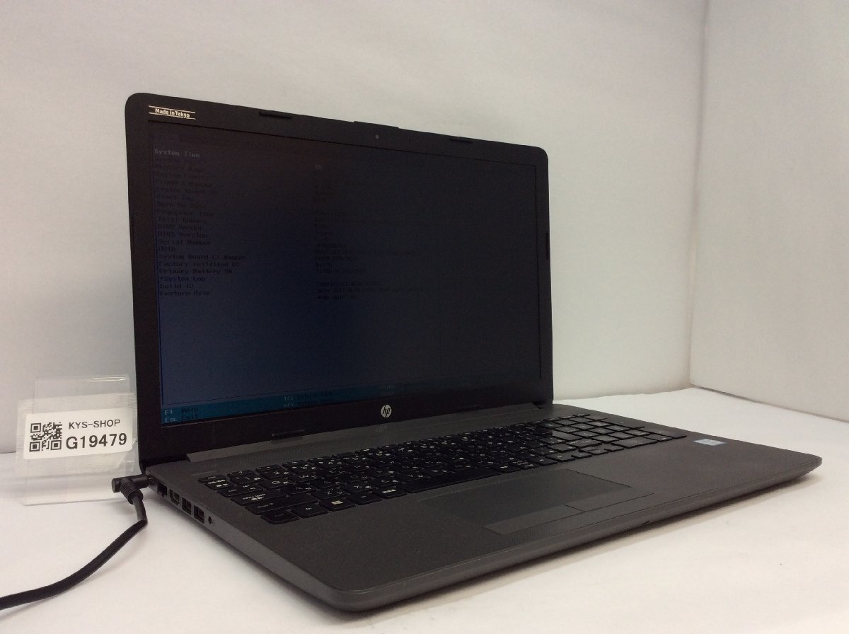 ジャンク/ HP HP 250 G7 Notebook PC Intel Core i5-8265U メモリ4.1GB HDD500.1GB 【G19479】の画像1
