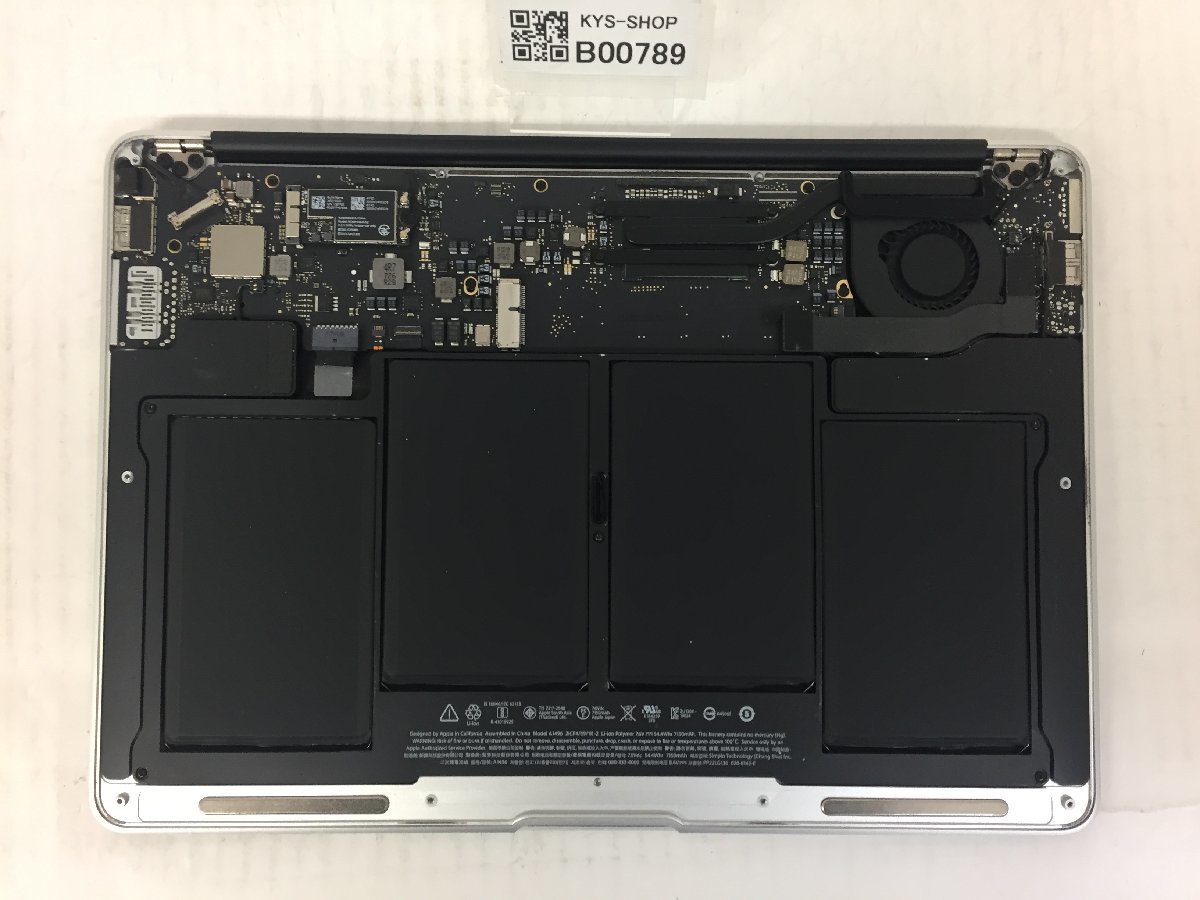 △1円スタート/Apple MacBook Air 13-inch 2017 A1466 EMC3178/13.3インチ/AC欠品_ストレージがありません