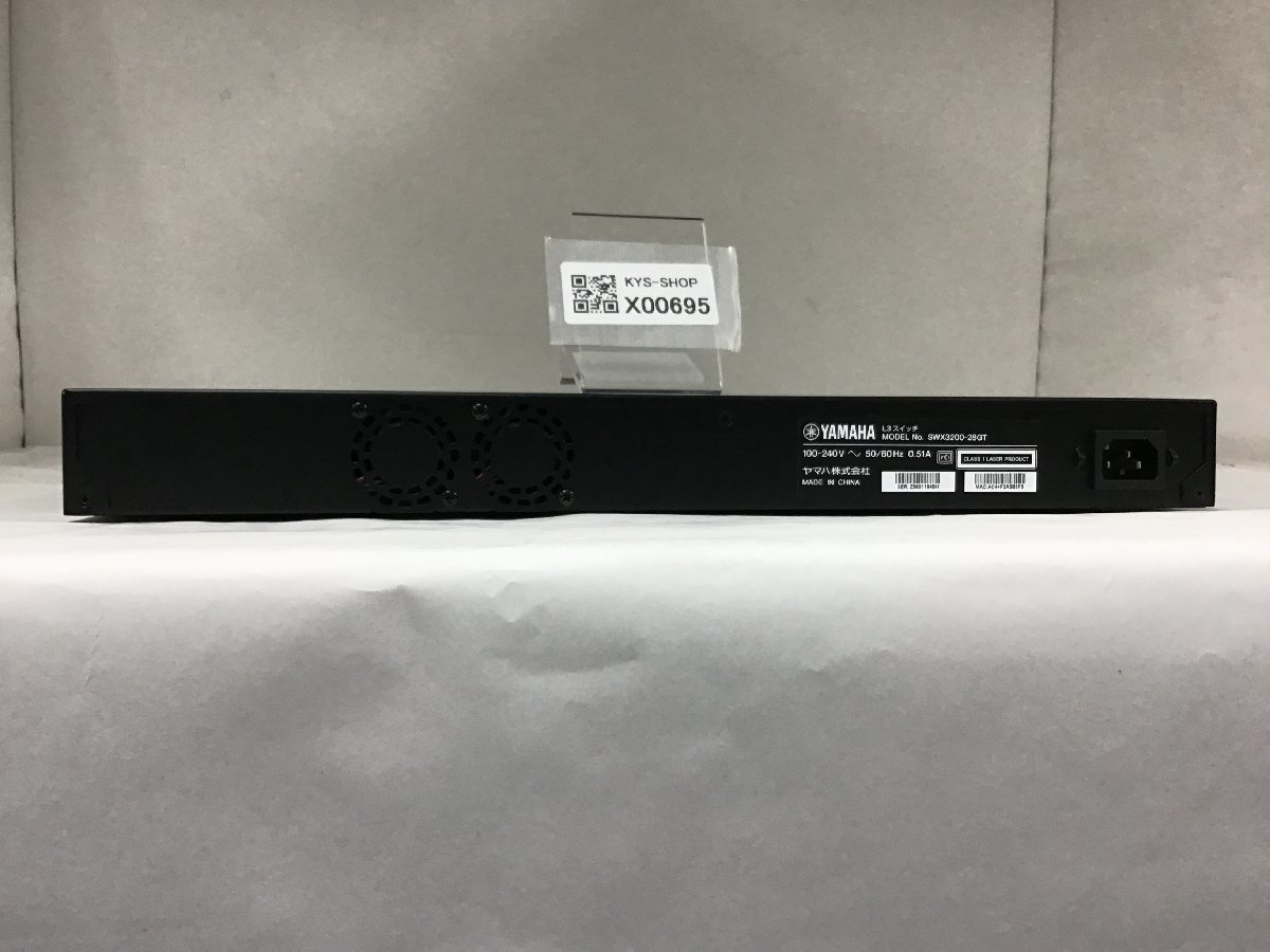 【美品・中古】初期化済み YAMAHA スタンダードL3スイッチ SWX3200-28GT 搭載Firm Rev.4.00.23_画像3