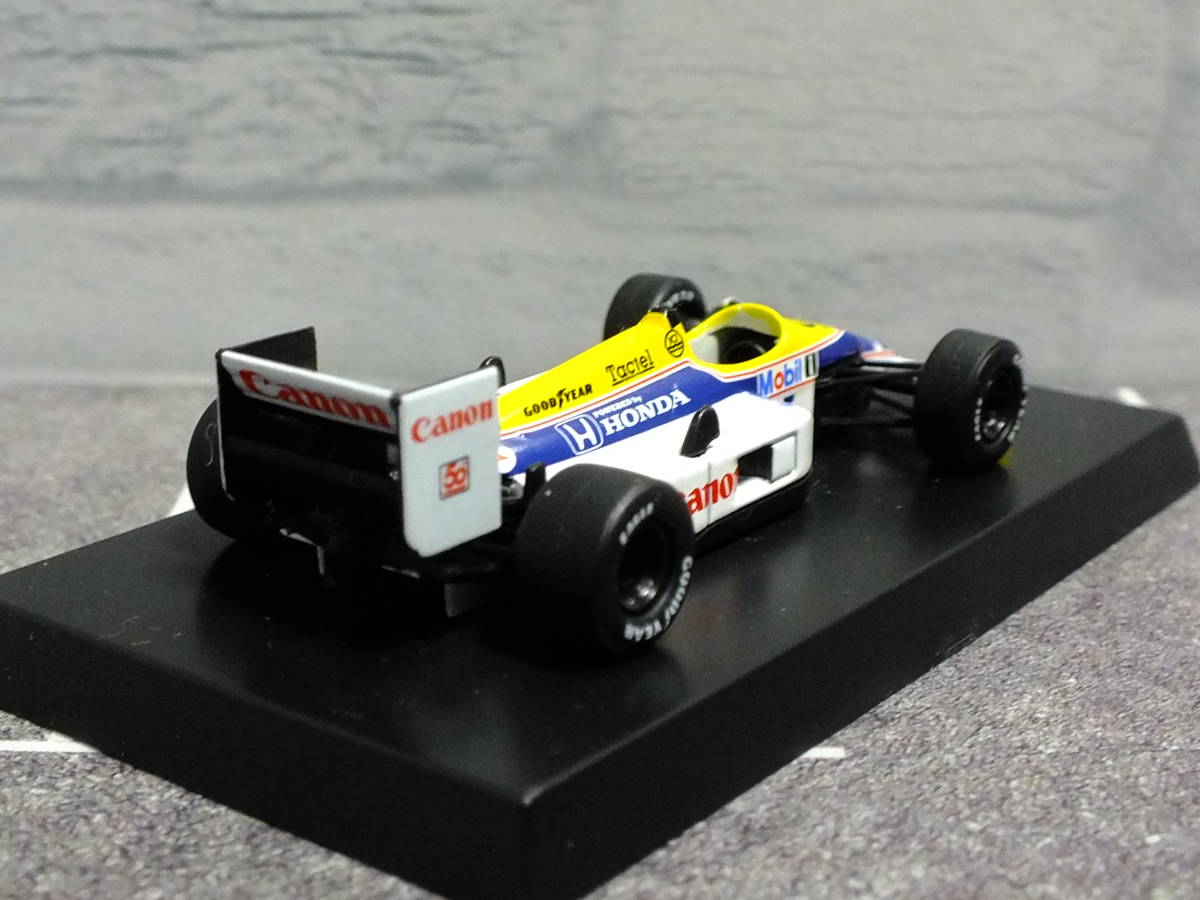 1/64　アオシマ　F1GP　ウイリアムズミニカーコレクション　キャノン　ウイリアムズ　ホンダ　FW11B　＃5　N・マンセル_画像3