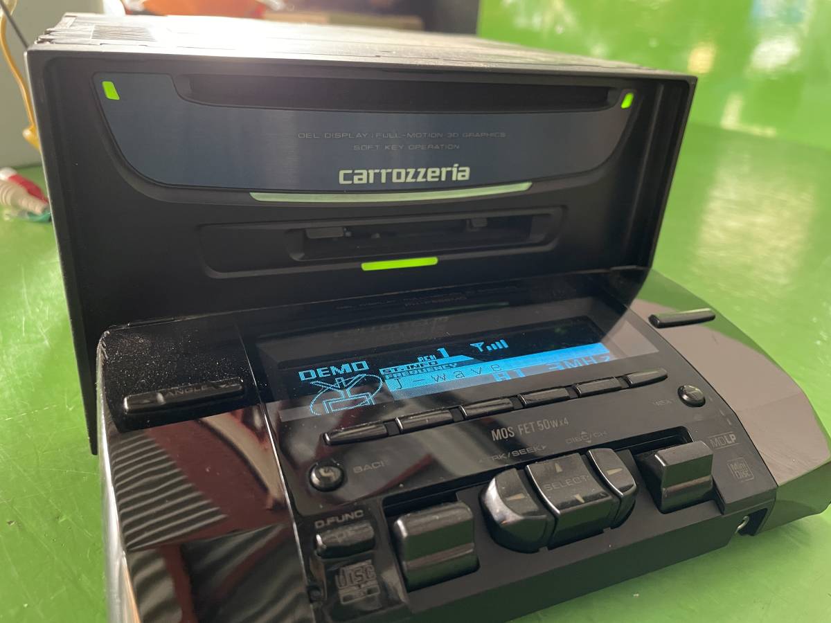 ■動作確認済み■Pioneer Carrozzeria カロッツェリア　CD MD プレイヤー FH-P666MD　リモコン付き_画像3