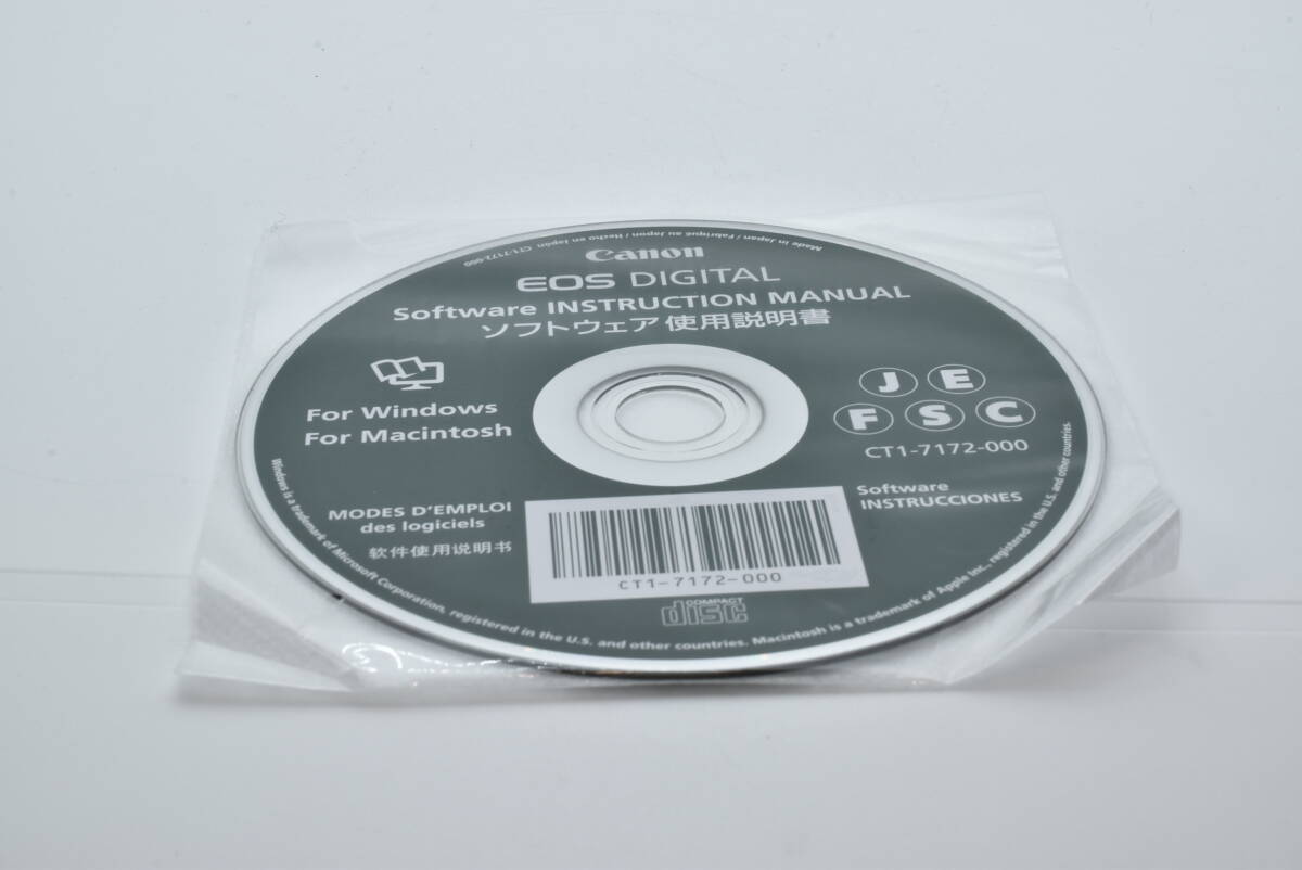 Canon EOS DIGITAL Software INSTRUCTION MANUAL ソフトウェア使用説明書 CT1-7172-000 送料無料 EF-TN-YO1344_画像1