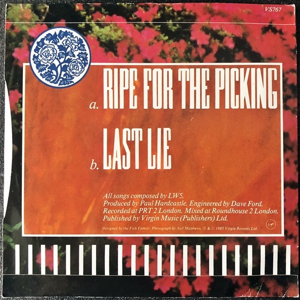 【Disco & Soul 7inch】LW 5 / Ripe For The Picking _画像2