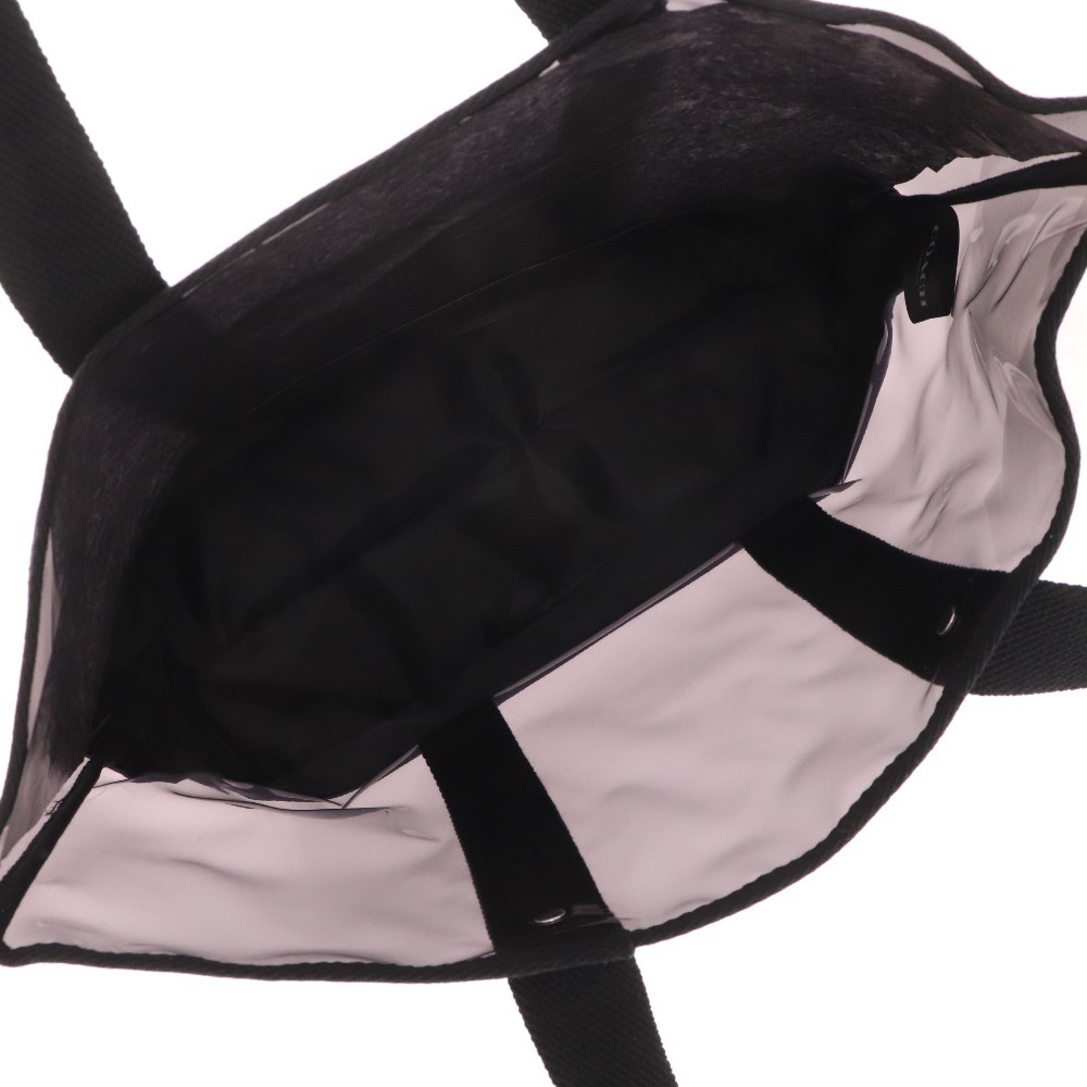 ■ コーチ ビニールバッグ ビーチバッグ クリア トートバッグ 鞄 レディース ブラックの画像5