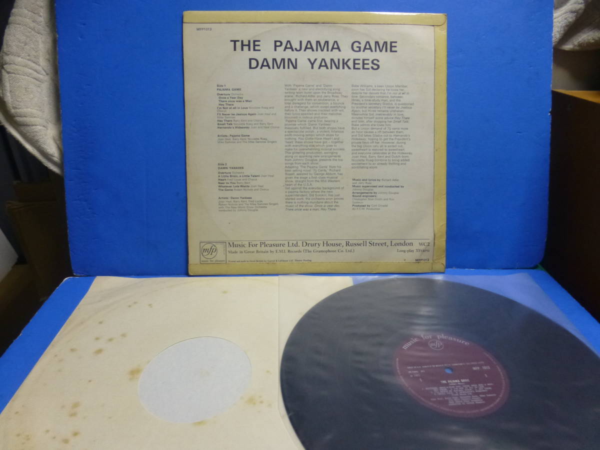 【LP】パジャマ・ゲーム ダＭ・ヤンキーズ PAJAMA GAME DAMN YANKEES JOHNNY DOUGLAS UK盤 EX / EX+ ミュージカル_画像5