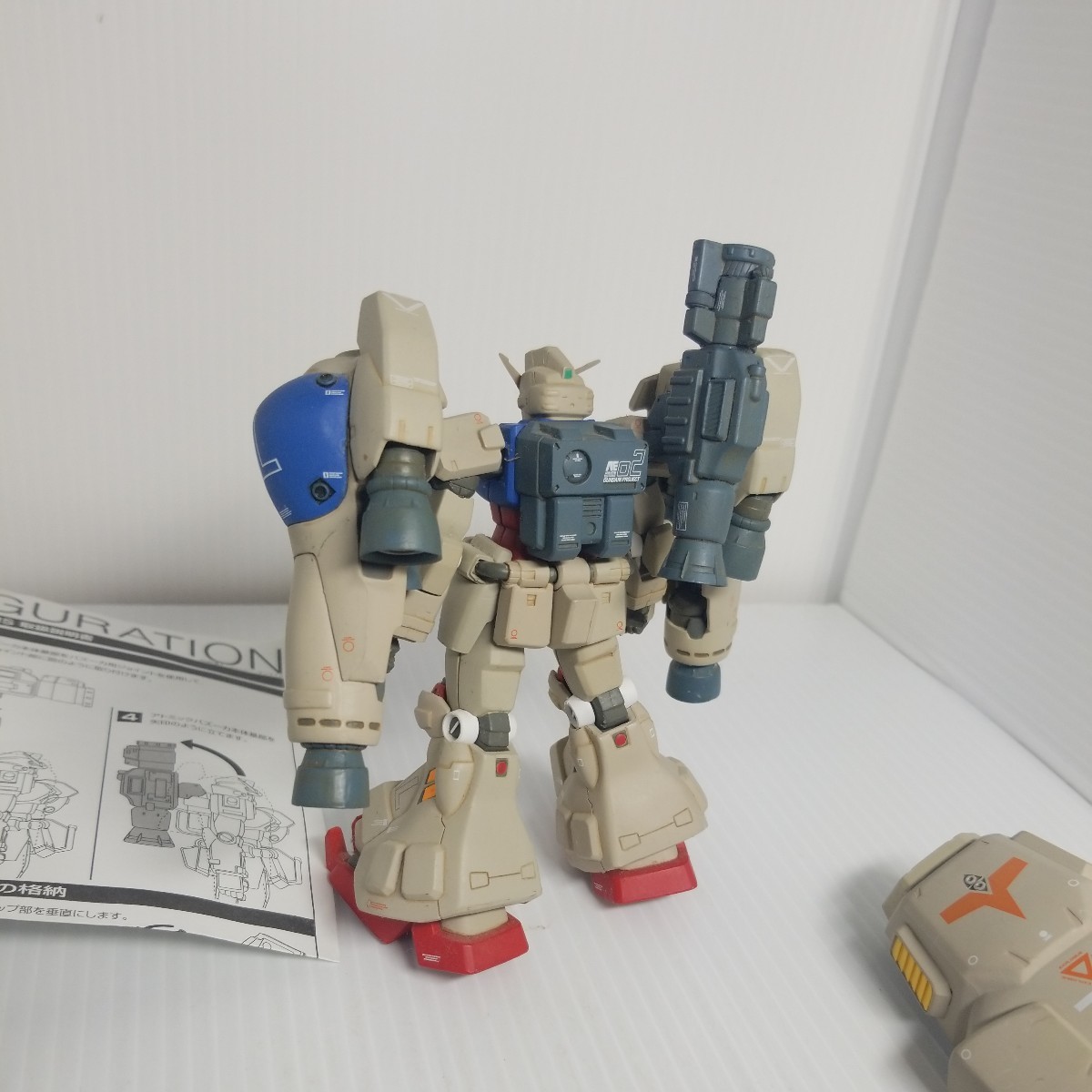 N-350g 2/2 FIX GP02 サイサリス ガンダム　ジャンク フィギュア _画像9