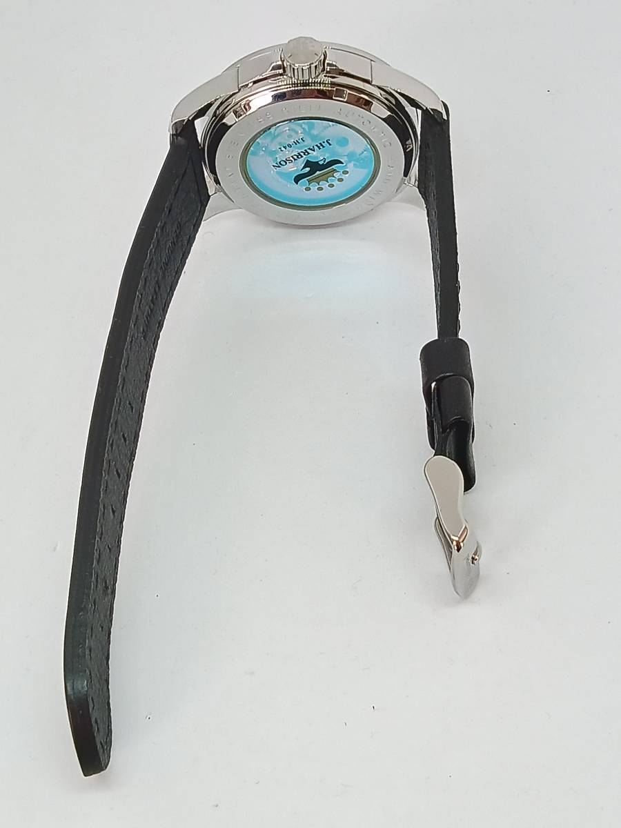 USED　稼働品　J.HARRISON ジェイ　ハリソン　自動巻、手巻き付き　スケルトン腕時計（ベルトのみ社外品新品）_画像5