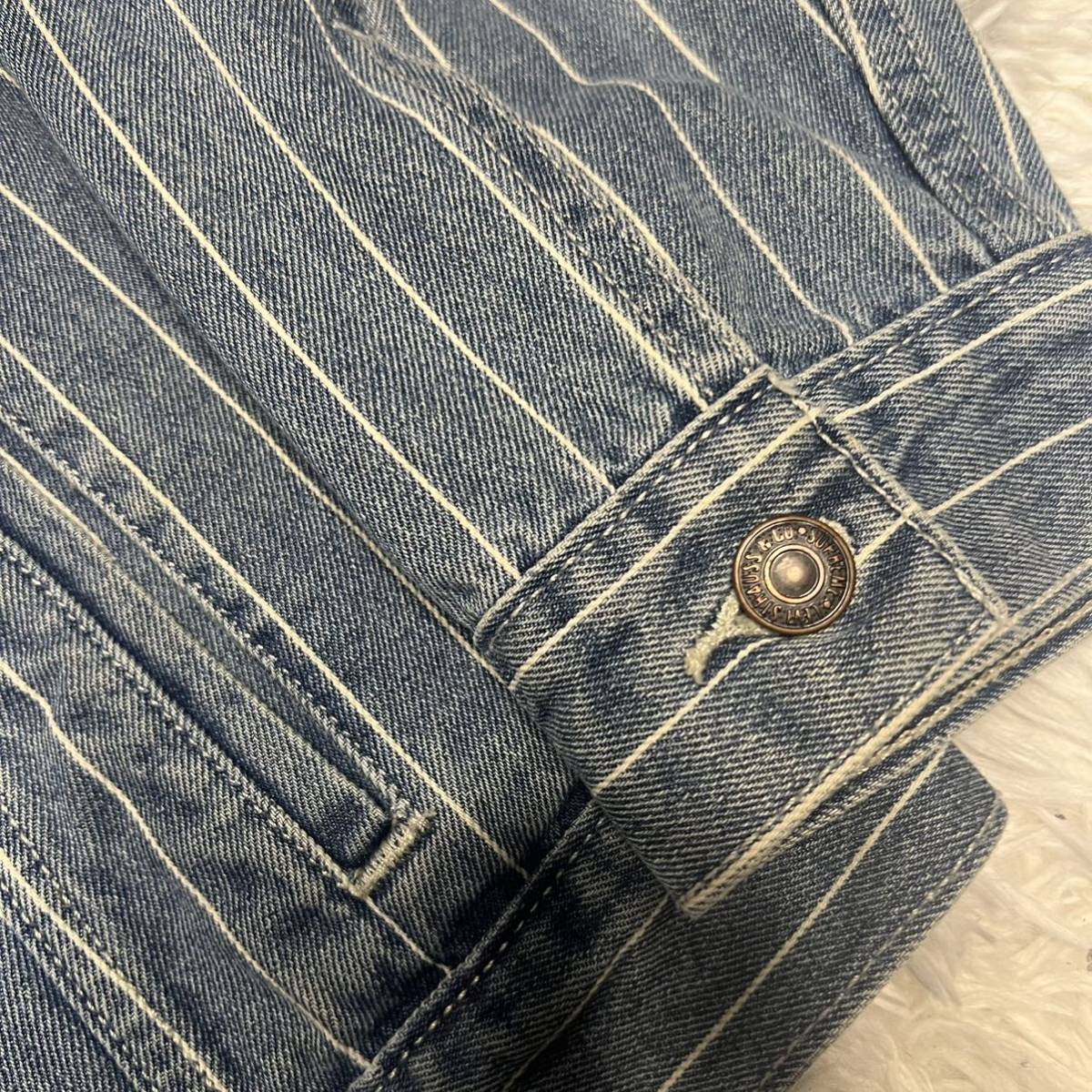 激レア常田大希着用同型同色 SUPREME x LEVI'S 18SS Pinstripe 激レア常田大希着用同型同色 SUPREME x LEVI'S 18SS Pinstripe