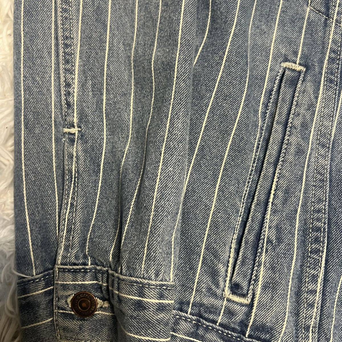 激レア常田大希着用同型同色 SUPREME x LEVI'S 18SS Pinstripe 激レア常田大希着用同型同色 SUPREME x LEVI'S 18SS Pinstripe