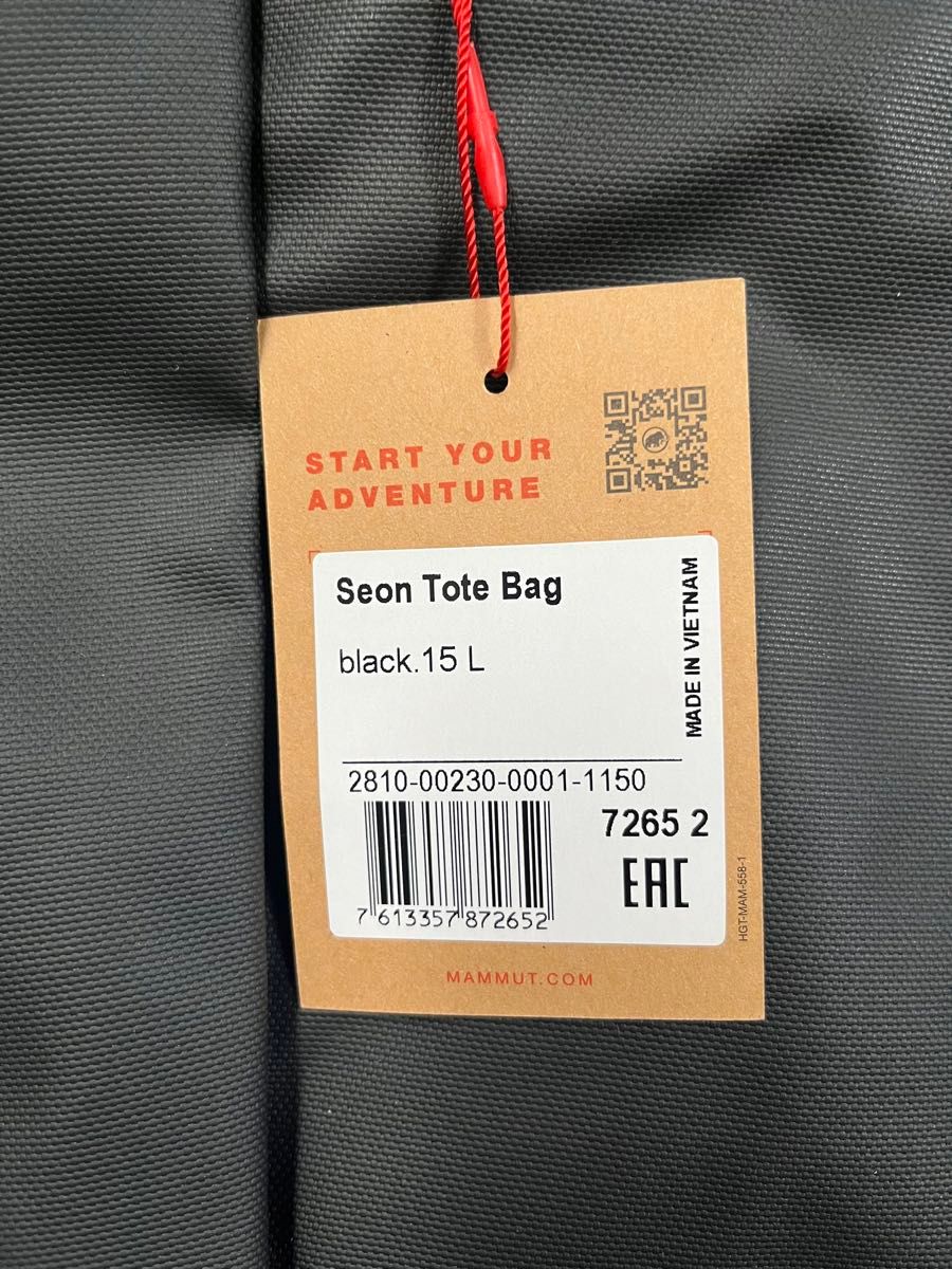 値下げ！新品　MAMMUT Seon Tote Bag（マムー セオン トート バッグ）