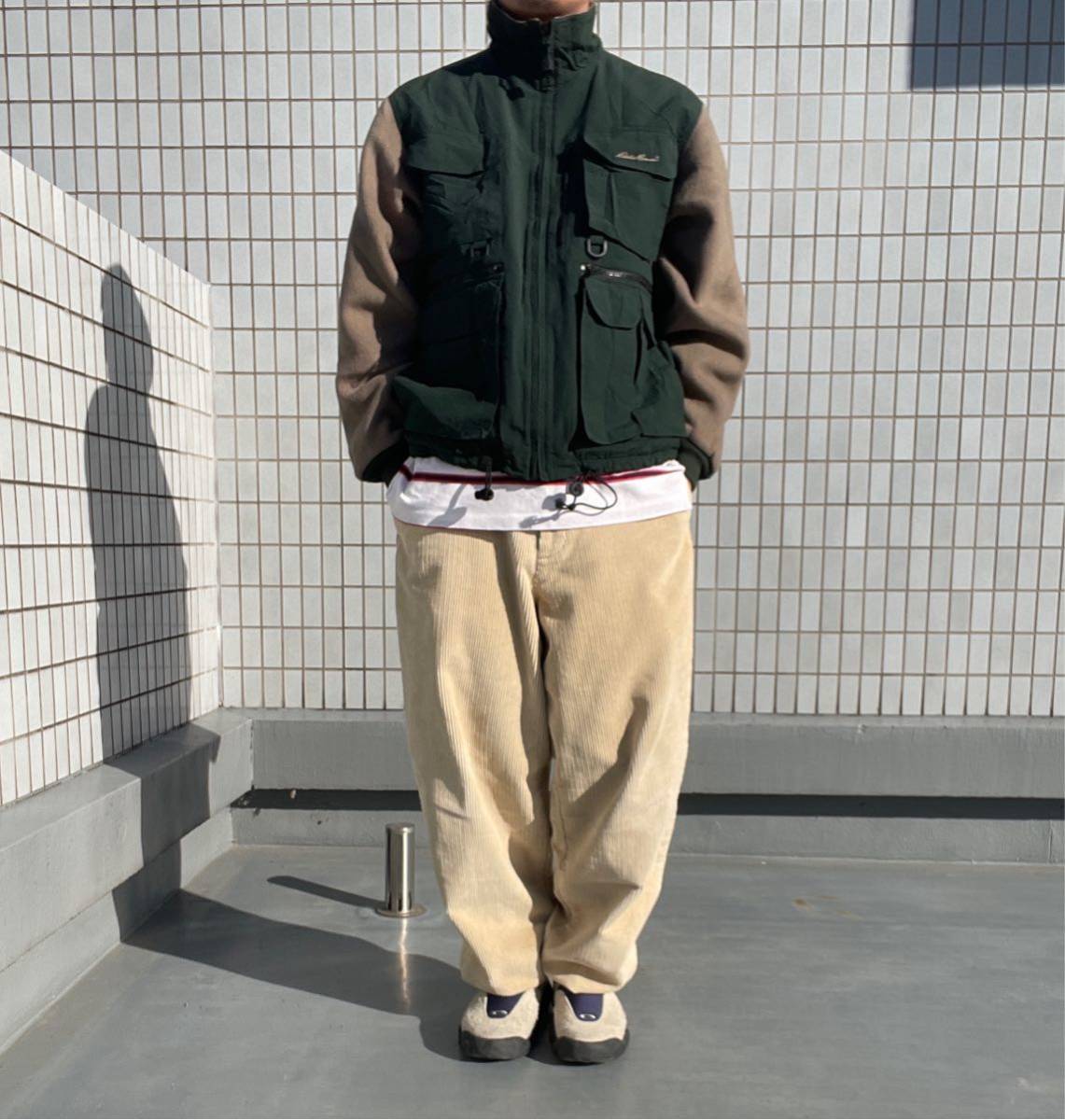 90s Eddie Bauer フィッシングジャケット S VINTAGE元ネタ 90s Eddie Bauer フィッシングジャケット S VINTAGE元ネタ
