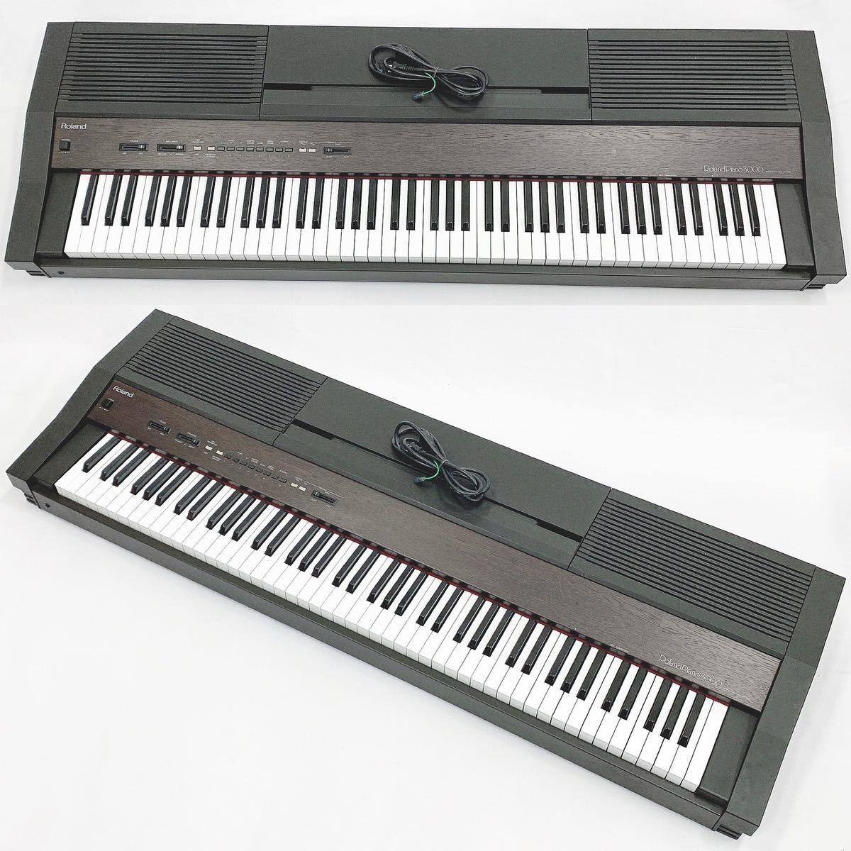 動作確認済み Roland ローランド 電子ピアノ HP-3000 88鍵盤 デジタルピアノ ケーブル付き R店0130☆_画像1