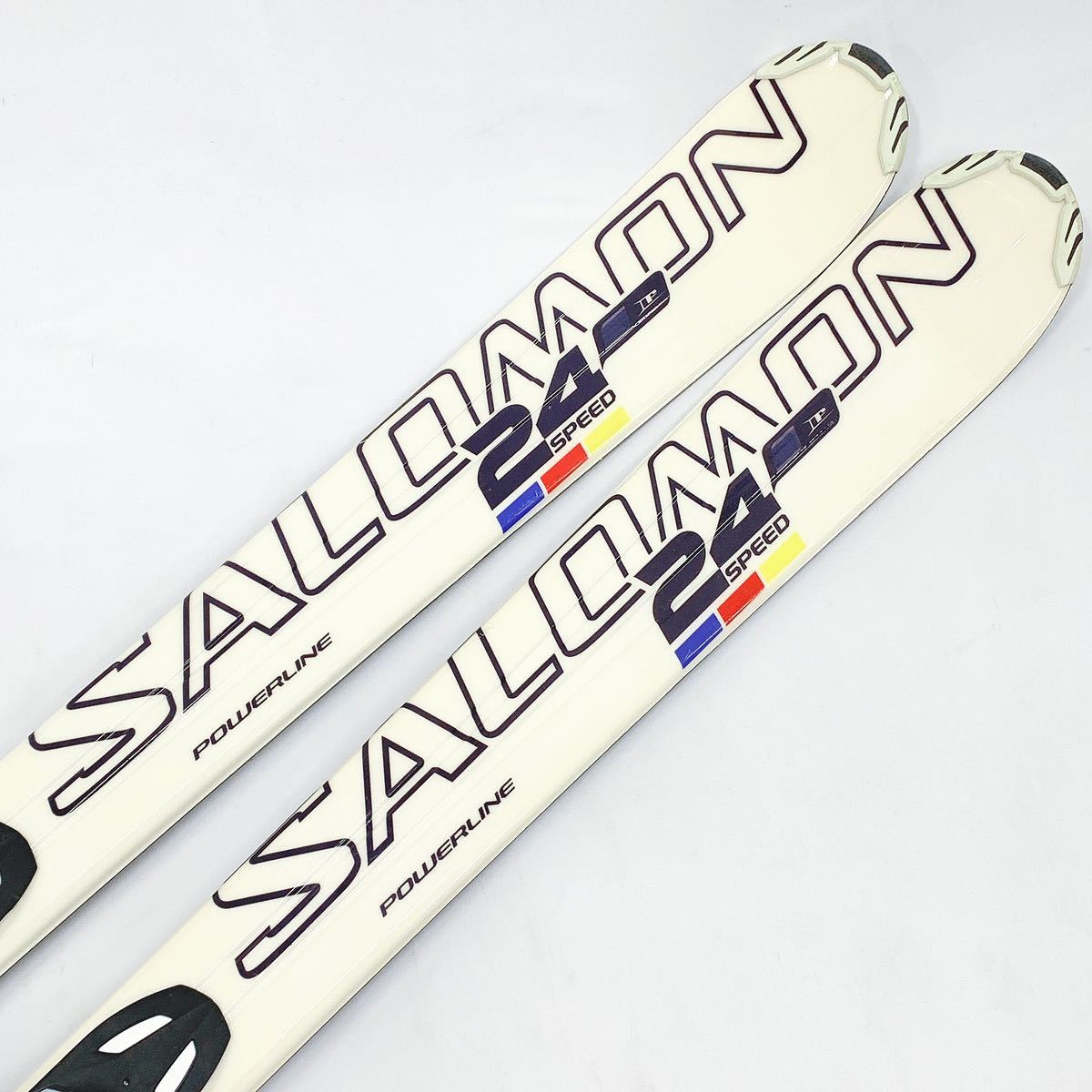 SALOMON 24 SPEED 165/BIND SALOMON L10/サロモンスキー板/人気モデル/程度良好 カービングスキー R阿0203☆_画像2