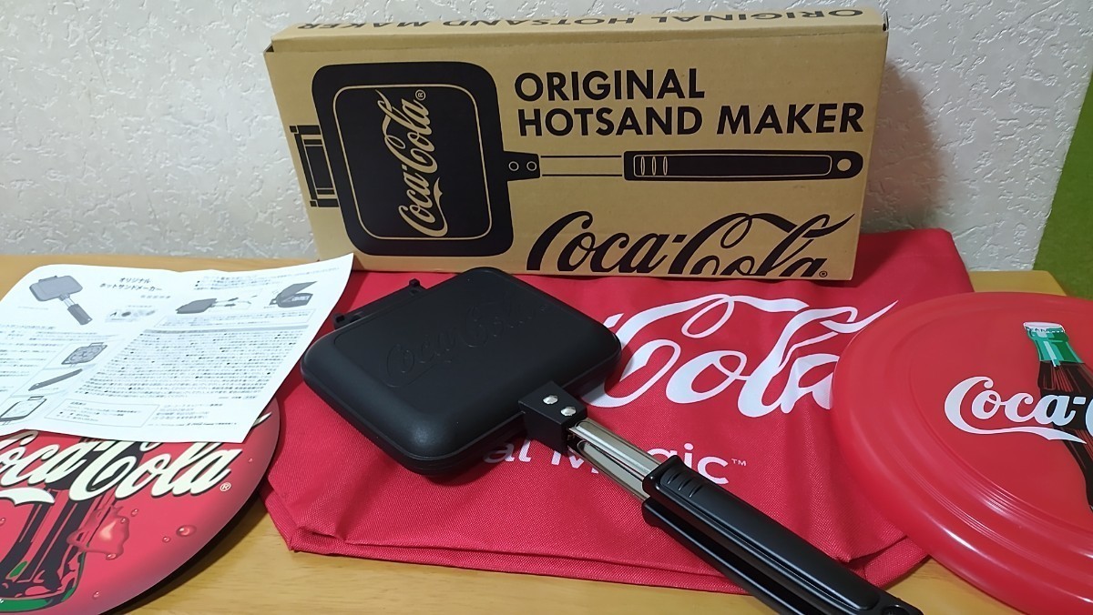 ホットサンドメーカー コカコーラ 非売品  Coca Cola アウトドア キャンプの画像2