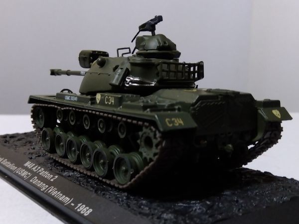 ★ アメリカ陸軍 パットン２型戦車 (M48 A3 Patton 2) 1968 　　　1/72 デアゴスティーニ コンバットタンクコレクション ★_画像3