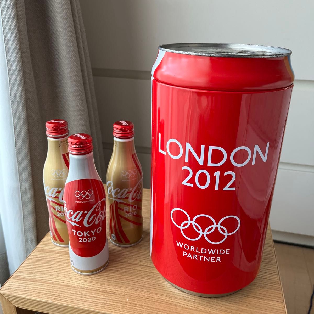 コカコーラ ビッグ缶 ロンドンオリンピック2012 東京スリムボトル空缶
