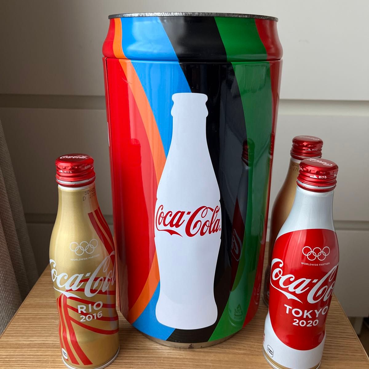 コカコーラ ビッグ缶 ロンドンオリンピック2012 東京スリムボトル空缶