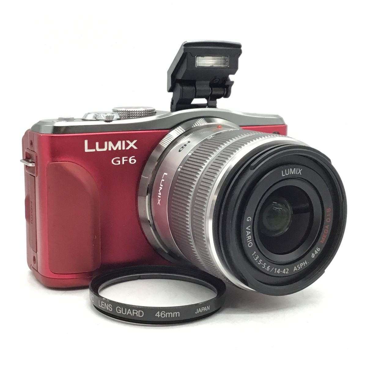 カメラ Panasonic Lumix GF6 / G VARIO 14-42mm f3.5-5.6 ASPH MEGA O.I.S ミラーレス一眼レフ セット品 ジャンク品 [1498HJ]_画像1