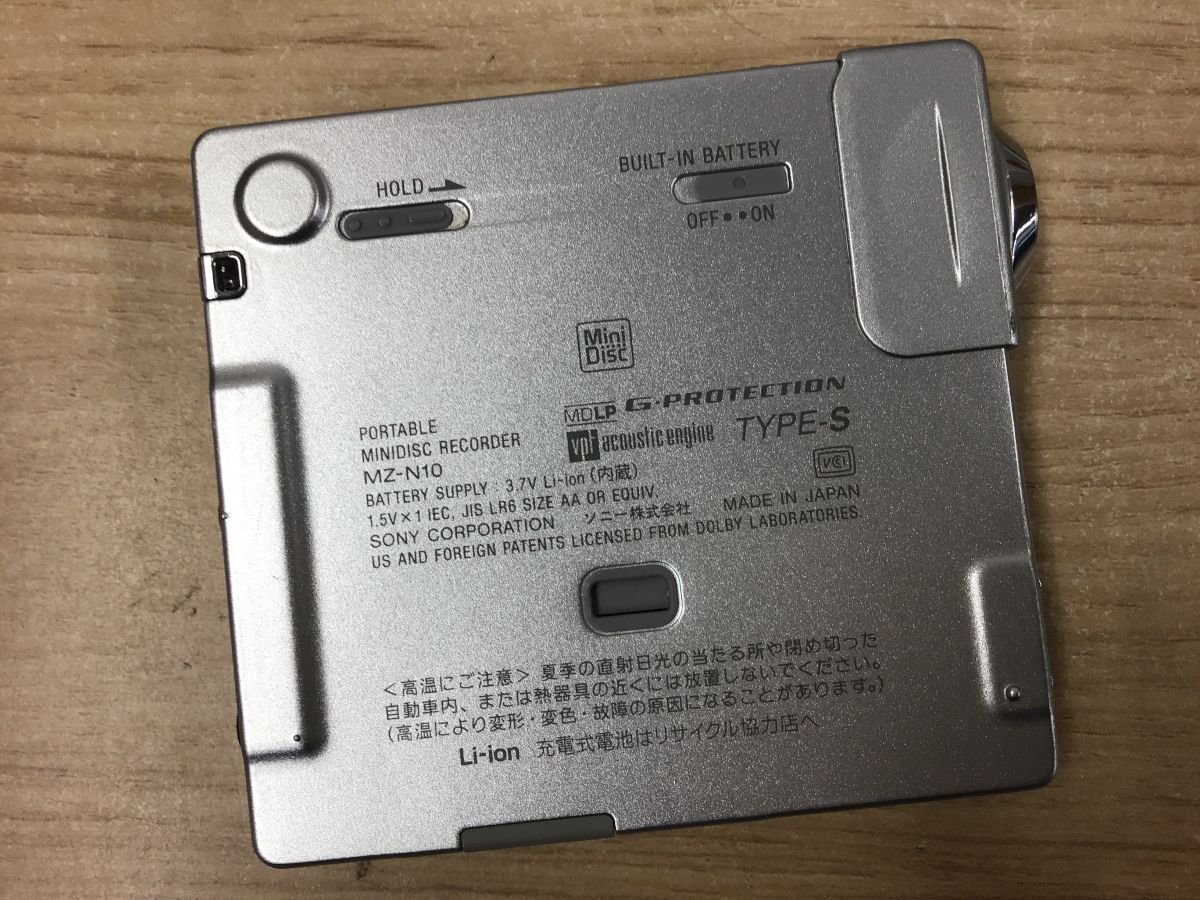 SONY MZ-N10 ソニー walkman MDプレーヤー MDウォークマン◆ジャンク品 [2942W]_画像2