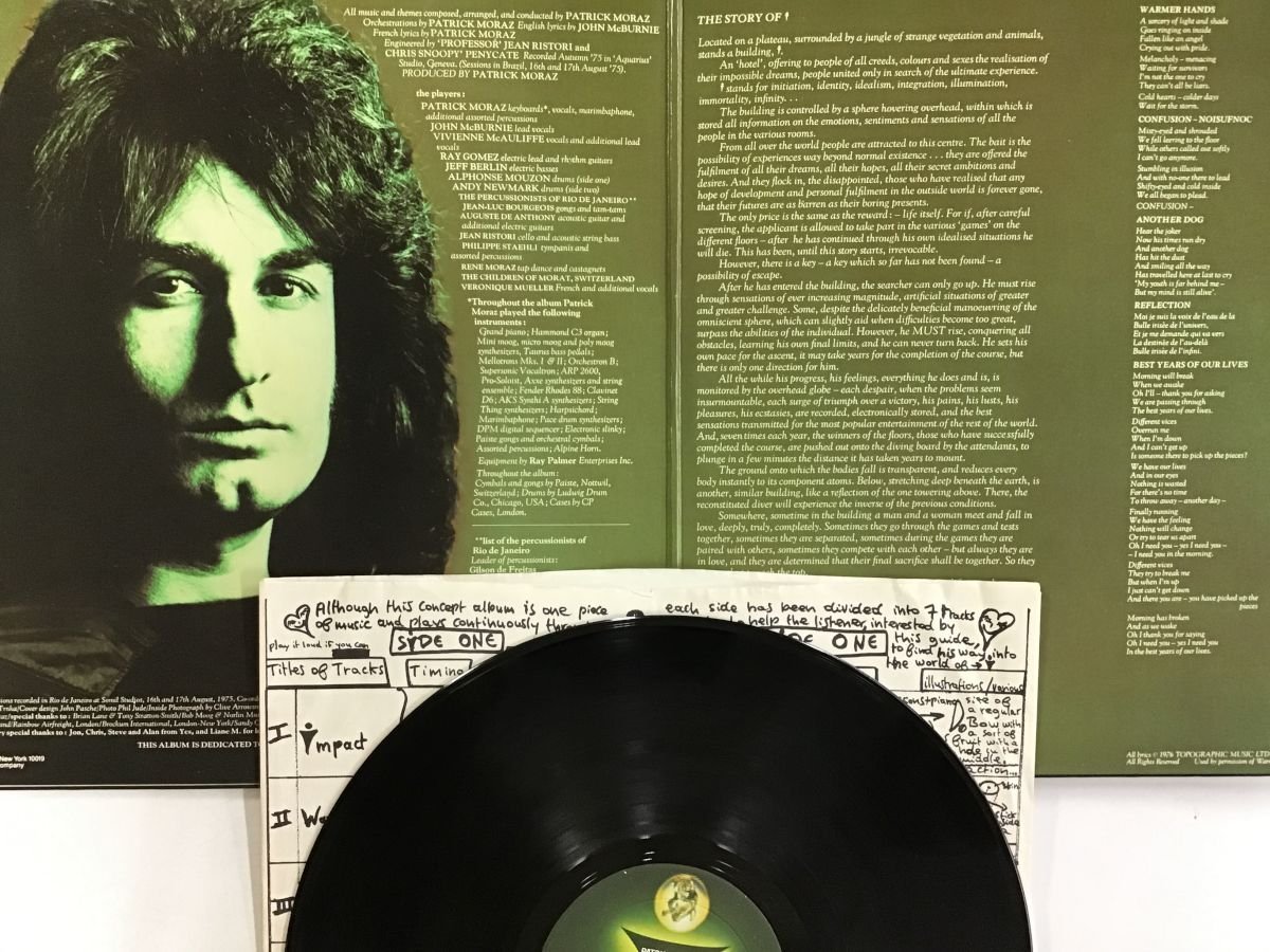 LP / PATRICK MORAZ / THE STORY OF I / US盤 [3072RR]_画像2