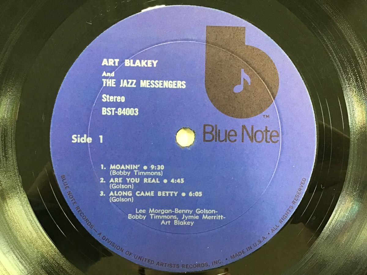 LP / ART BLAKEY AND THE JAZZ MESSENGERS / アート・ブレイキー・アン / US盤/シュリンク [3535RR]_画像3