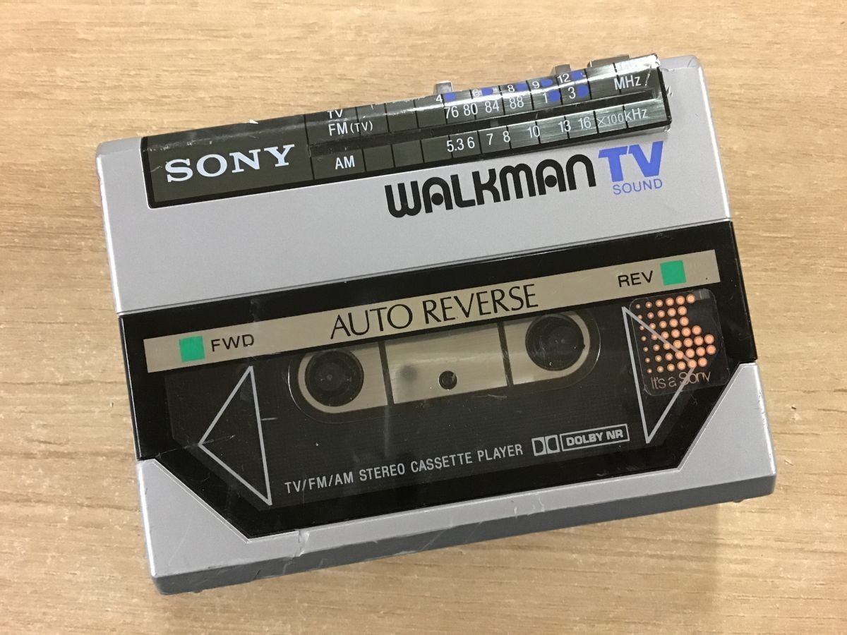 SONY WM-F55 ソニー walkman カセットプレーヤー ウォークマン◆ジャンク品 [3122JW]_画像1