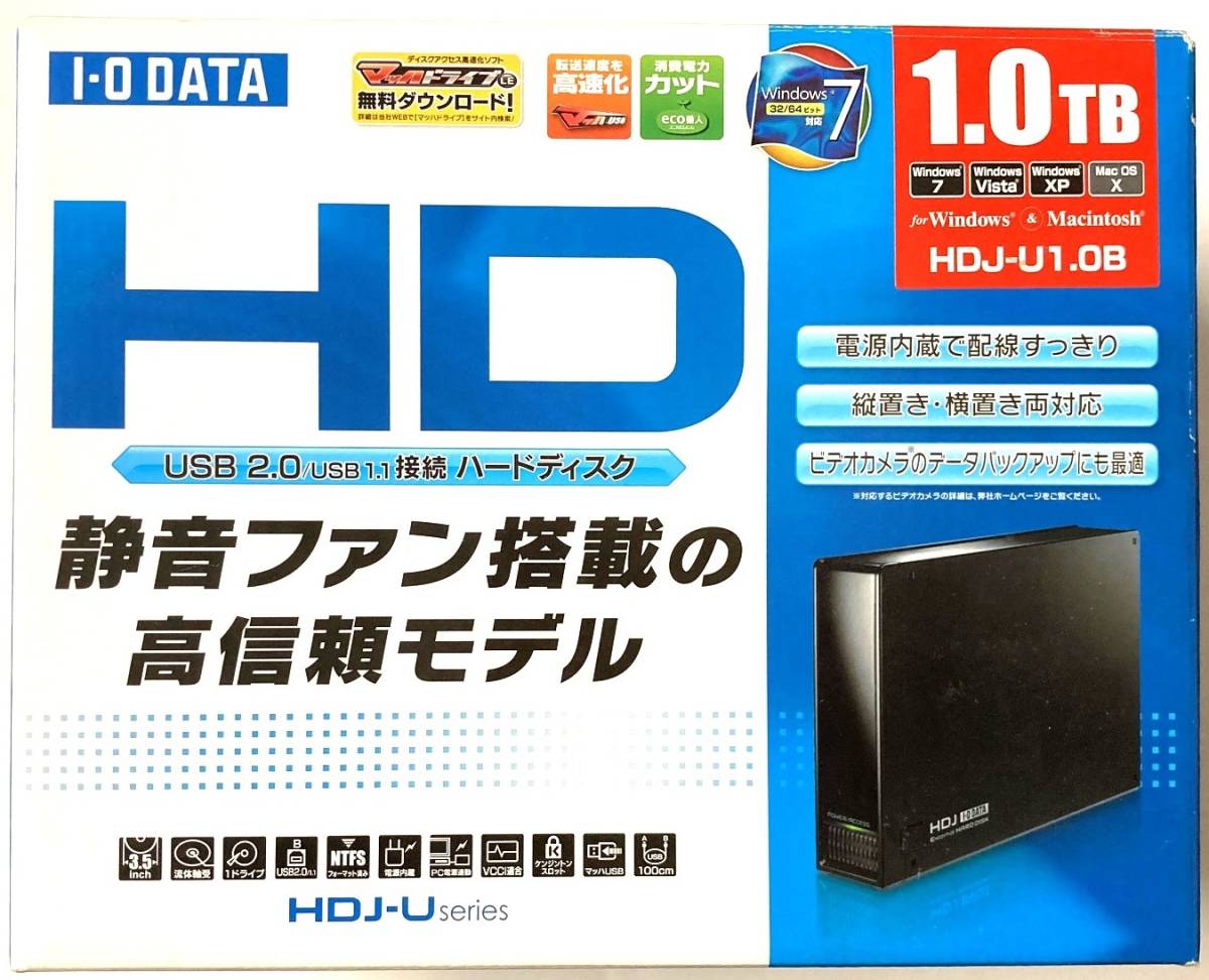 (中古)I-O DATA社製 HDJ-U1.0B_画像1