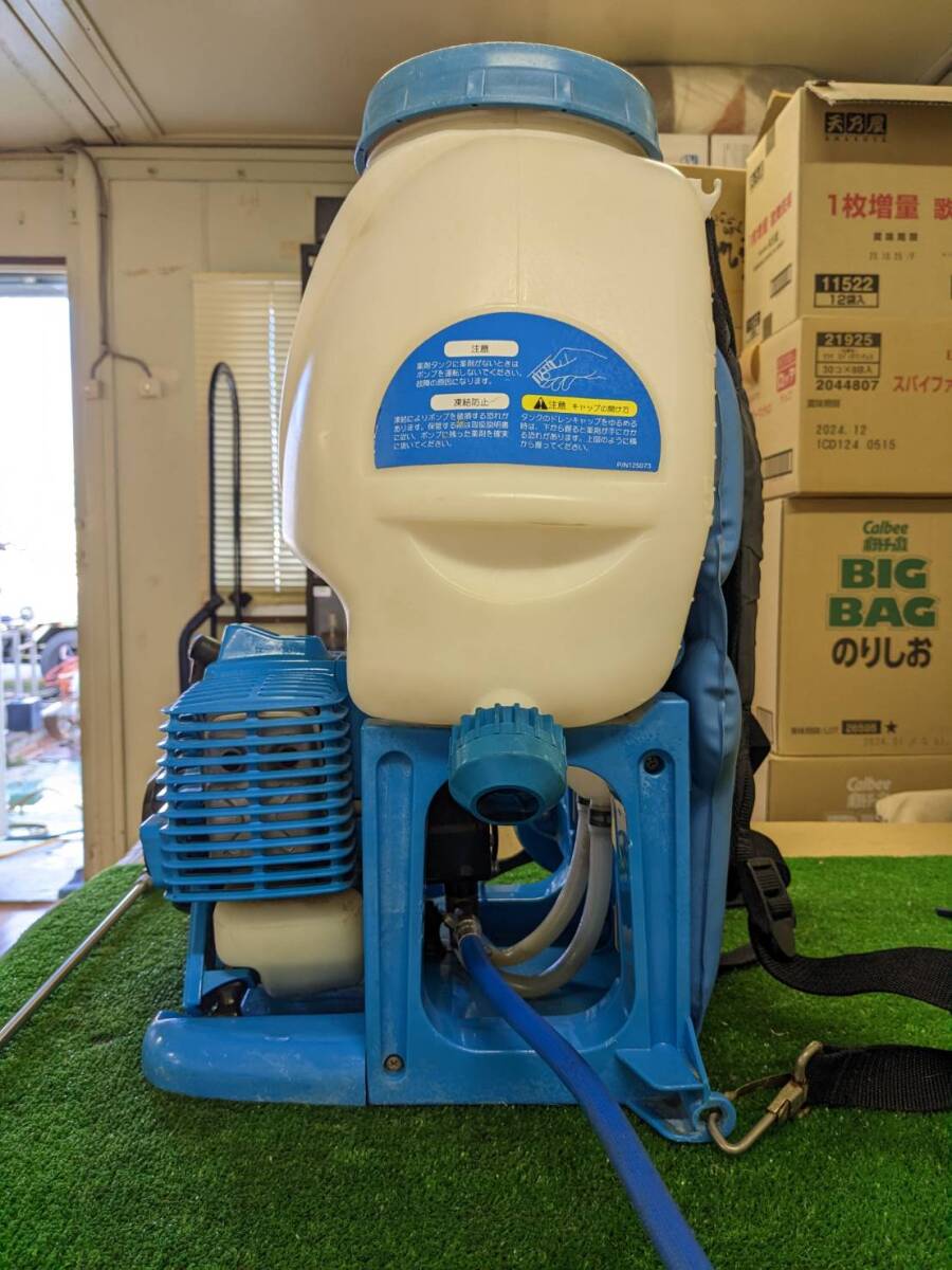 丸山 マルヤマ スーパーさぎり MS039D-15 エンジン 噴霧器 中古 動噴 15L タンク 背負い 除草 動力 農薬 畑 田んぼ 散布