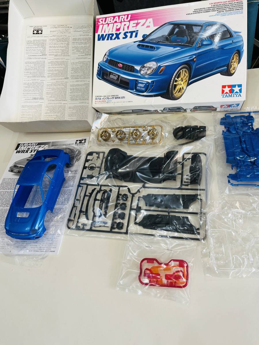 タミヤ●スバル　インプレッサ　WRX STi 　レトロプラモデル　クラウンオオタキマルイイマイ等も出品中_画像2