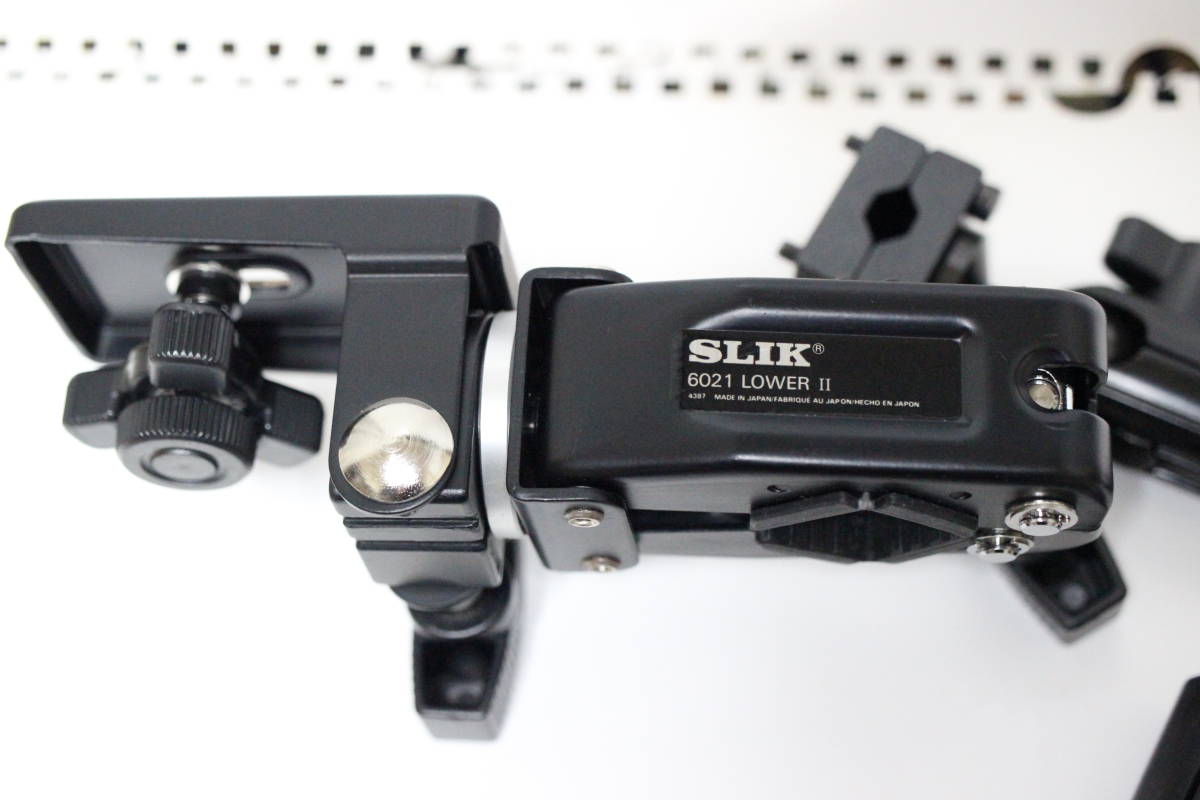 SLIK スリック ロアーII 6021・クランプヘッド32　中古品　車載カメラ　固定器具　まとめて_画像2