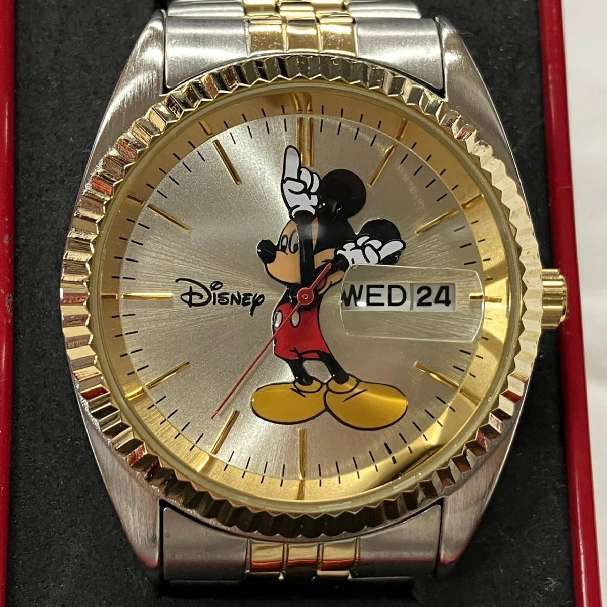 4344-3⑧Disney　ディズニー ミッキー　MCK339　クォーツ　メンズ腕時計_画像2