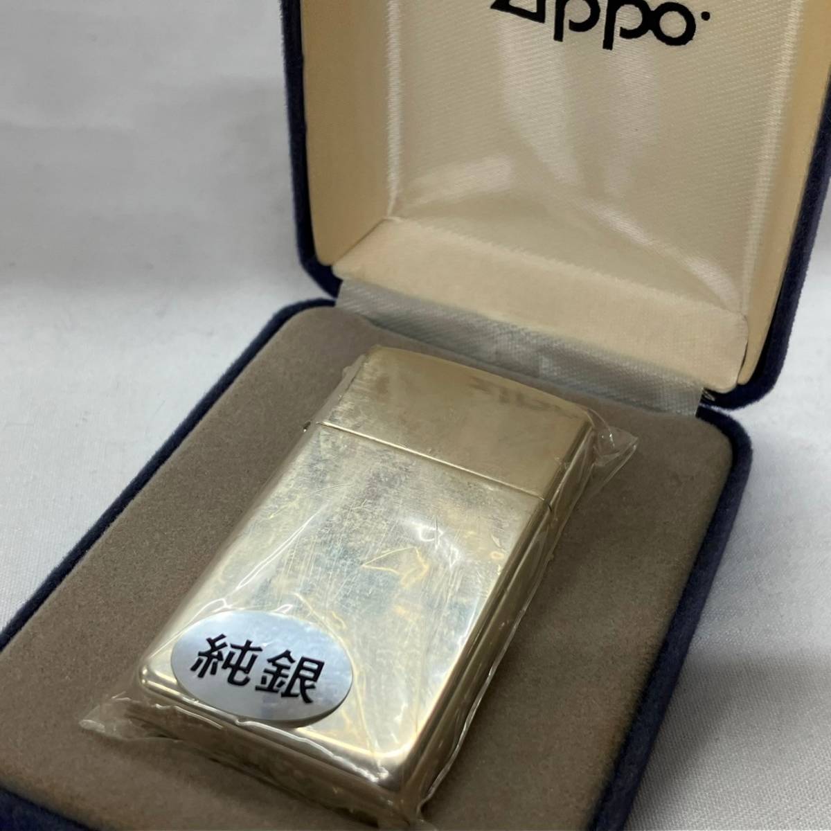 4475-1千⑳Zippo　ジッポ　STERLING SILVER　スターリングシルバー　2003年　ライター　喫煙具_画像1