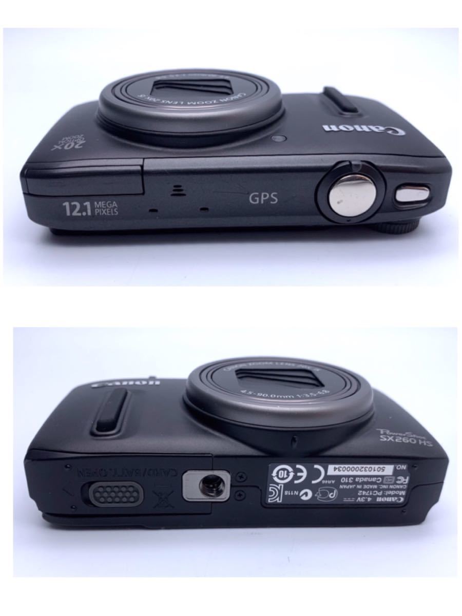 Canon/キャノン　 コンパクトデジタルカメラ　PowerShot　SX260　HS　ブラック　デジカメ　現状品_画像4