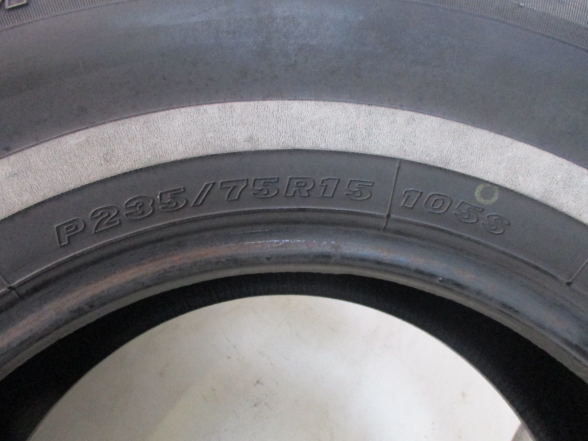 ■中古タイヤ■ P235/75R15 105S MAXXIS MA-1 レアサイズ カスタム エブリイ等 夏タイヤ オンロード 激安 中古 送料無料 B326_P235/75R15 105S