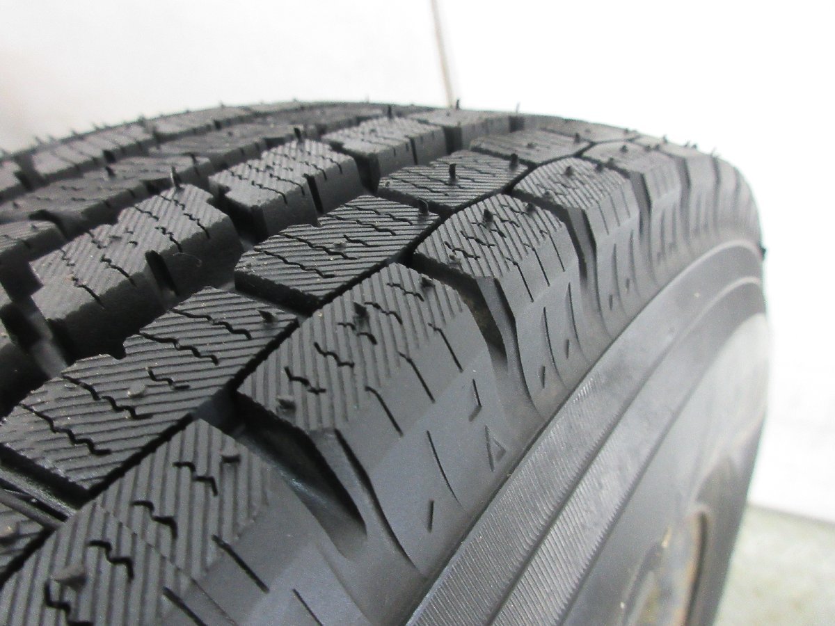 ■中古タイヤホイール■ NISSAN 純正 14インチ 5J +42 4H 114.3 YOKOHAMA iG91 165/80R14 91/90N LT トラック 激安 送料無料 K154_片減り