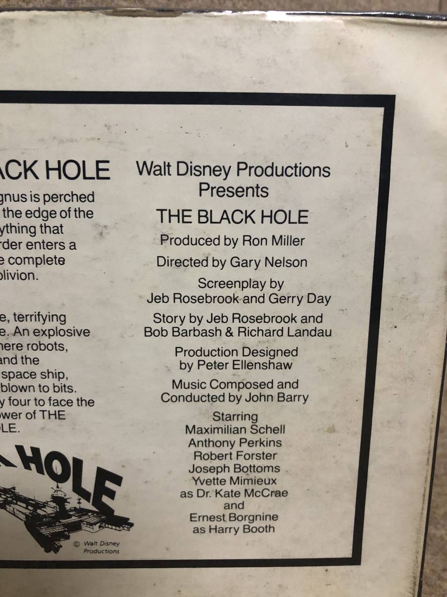 「THE BLACK HOLE 」1979 Universal SF 8㎜film SUPER8（Unopened）未開封 ブラックホール SF映画 8ミリフィルム 映画 洋画 現状渡し_画像6