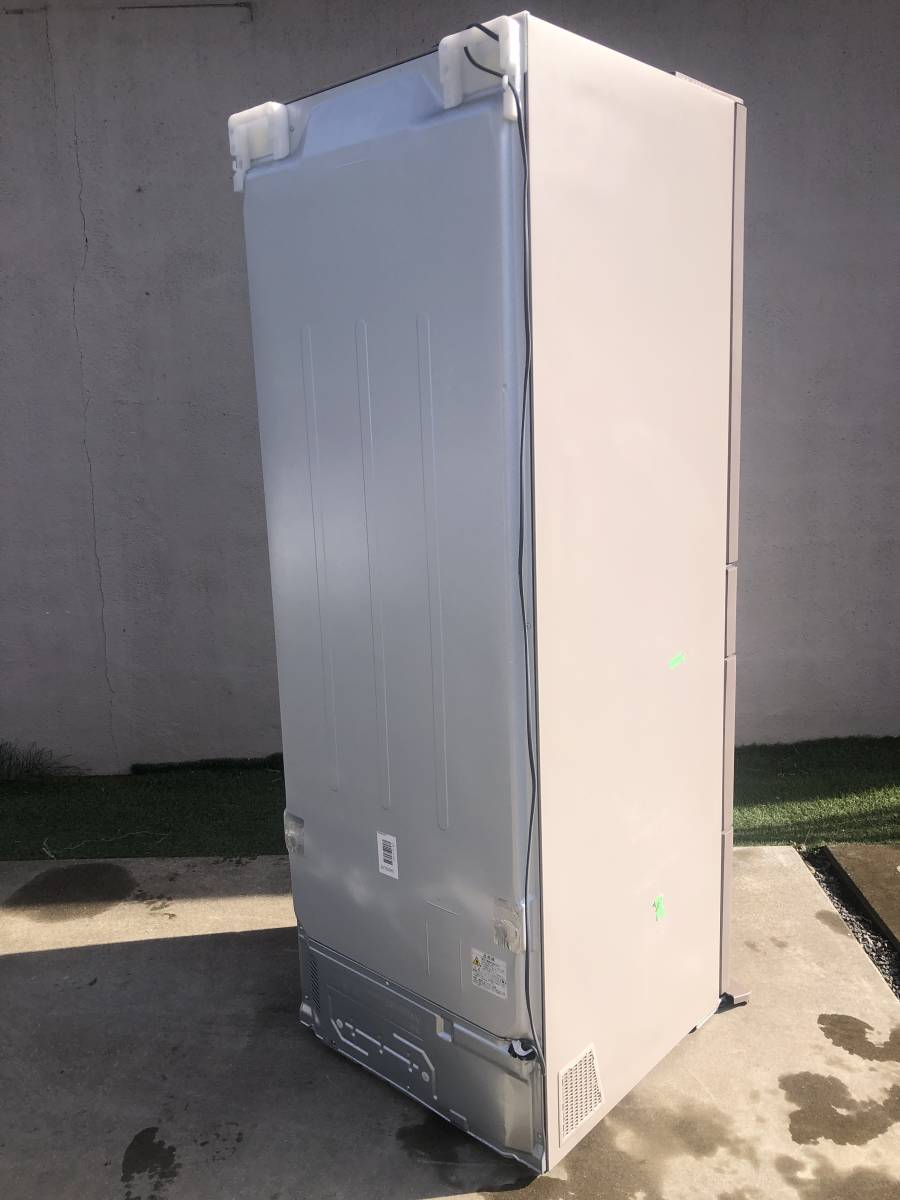 岡山発 良品 HITACHI R-HW54R(XN) 540L 大型冷蔵庫(2021年）日立 ノンフロン 6枚扉 中古 簡易清掃済 動作確認済 引き取可 現状渡　_画像9