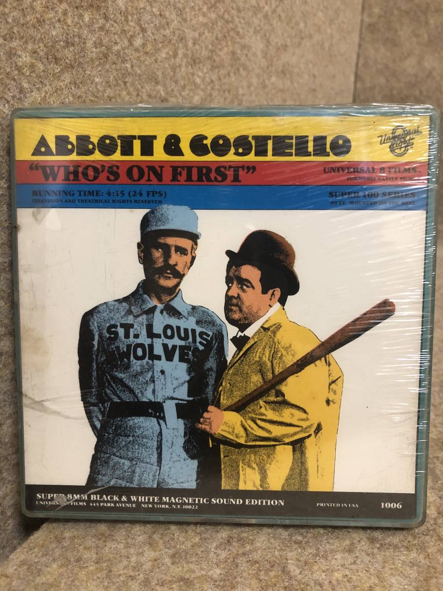 「ABBOTT＆COSTELLO」（1940） 8㎜films（Unopened）未開封「アボットとコステロ」凸凹コンビ 8ミリ 映画 洋画 現状渡し_画像1