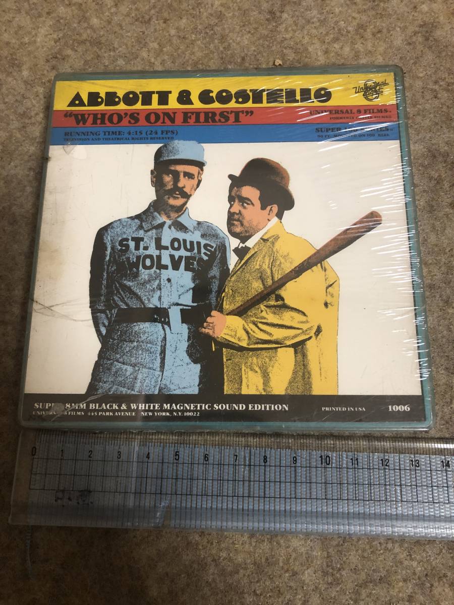 「ABBOTT＆COSTELLO」（1940） 8㎜films（Unopened）未開封「アボットとコステロ」凸凹コンビ 8ミリ 映画 洋画 現状渡し_画像3