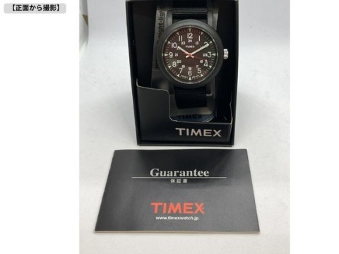 【可動品】TIMEX タイメックス③ 腕時計 T2N889 クオーツ 取扱説明書、保証書、箱付属_画像3