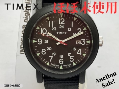 【可動品】TIMEX タイメックス③ 腕時計 T2N889 クオーツ 取扱説明書、保証書、箱付属_画像1