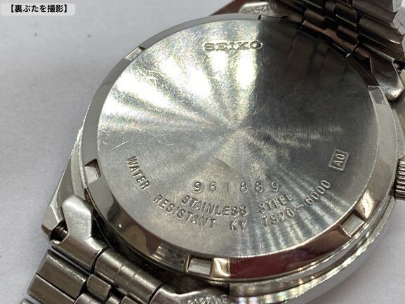 【可動品】SEIKO セイコーファイブ オートマチック 文字盤色:グレー 腕時計 7S26‐6000_画像2